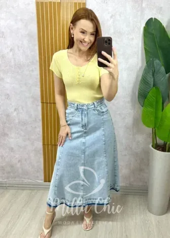 Milla Chic - Saia Jeans Amália (cópia)