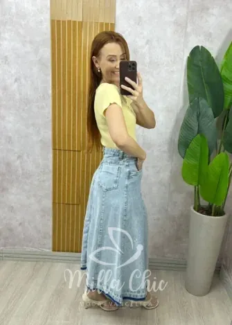 Milla Chic - Saia Jeans Amália (cópia)