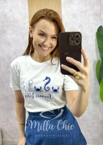 Milla Chic - T-shirt Caravelas (cópia)