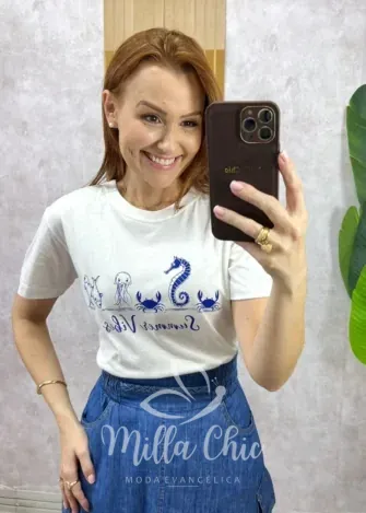 Milla Chic - T-shirt Caravelas (cópia)