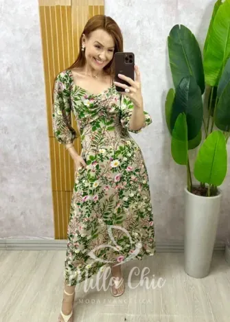 Milla Chic - Vestido Cléo - Bege
