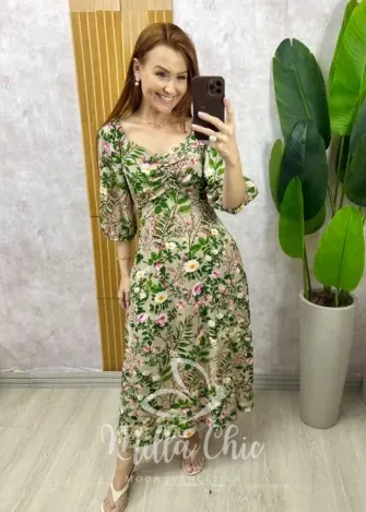 Milla Chic - Vestido Cléo - Bege