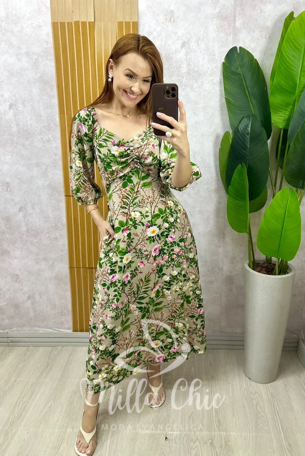 Milla Chic – Vestido Cléo – Bege Milla Chic - Vestido Cléo - Bege