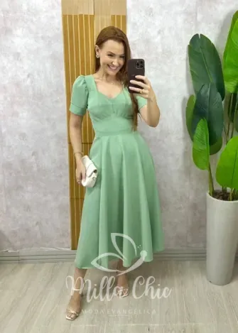Milla Chic - Vestido Fabíola - Verde