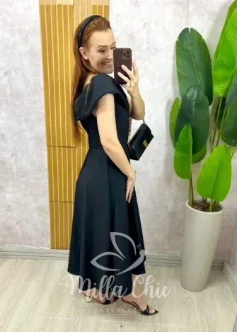 Milla Chic - Vestido Heloísa - Preto