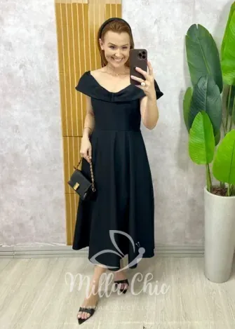 Milla Chic - Vestido Heloísa - Preto