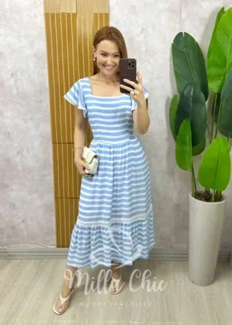 Milla Chic – Vestido Marli em Viscolinho póa – Marrom (cópia) Milla Chic - Vestido Marli em Viscolinho póa - Marrom (cópia)