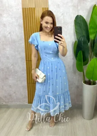 Milla Chic - Vestido Miriam - Amarelo Manteiga (cópia)