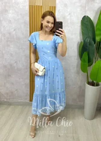 Milla Chic - Vestido Miriam - Amarelo Manteiga (cópia)