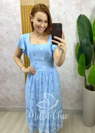 Milla Chic - Vestido Miriam - Amarelo Manteiga (cópia)