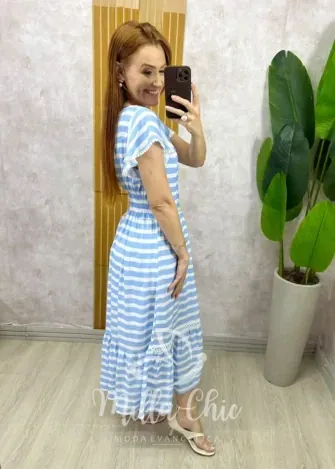 Milla Chic - Vestido Miriam - Azul