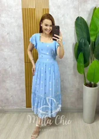 Milla Chic - Vestido Miriam - Azul