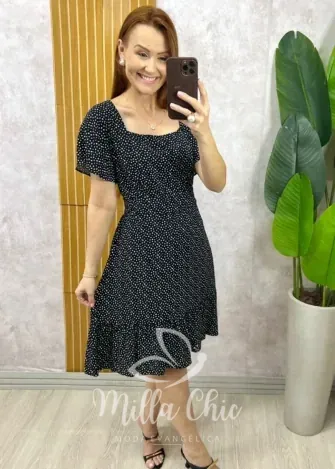 Milla Chic - Vestido Sônia em Viscolinho