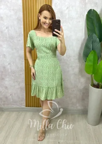 Milla Chic - Vestido Sônia em Viscolinho - Preto (cópia)