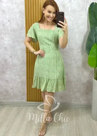 Milla Chic - Vestido Sônia em Viscolinho - Preto (cópia)