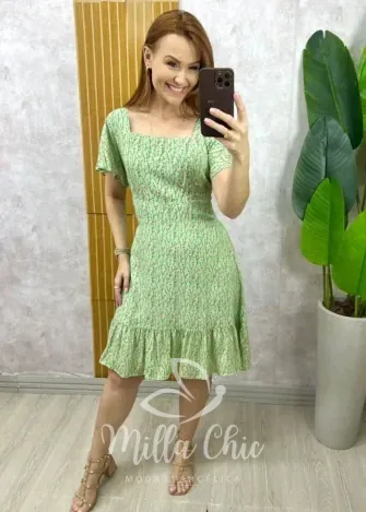 Milla Chic - Vestido Sônia em Viscolinho - Preto (cópia)