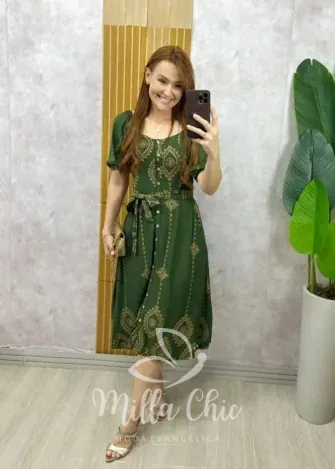 Milla Chic - Vestido Zara Bordado - Areia (cópia)