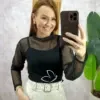 Milla Chic - Blusa Eloise Tule Chic - Branca (cópia)
