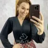 Milla Chic – Blusa Rubi em renda – Preta (cópia) Milla Chic - Blusa Rubi em renda - Preta (cópia)