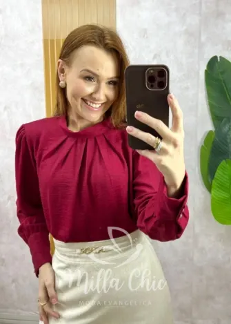 Milla Chic - Camisa Allure - Cappuccino (cópia)