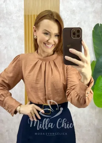 Milla Chic - Camisa Allure - Preta (cópia)