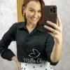 Milla Chic - Camisa Eleonora - Preta