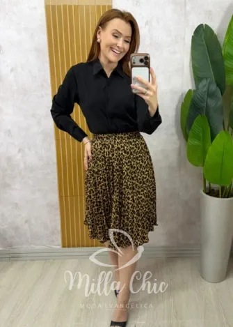 Milla Chic - Camisa Glória - Preta