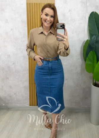 Milla Chic - Camisa Noêmia - Branca (cópia)