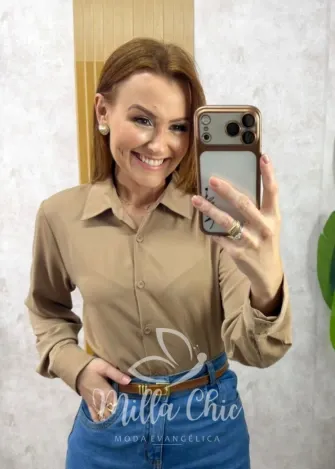 Milla Chic – Camisa Noêmia – Branca (cópia) Milla Chic - Camisa Noêmia - Branca (cópia)