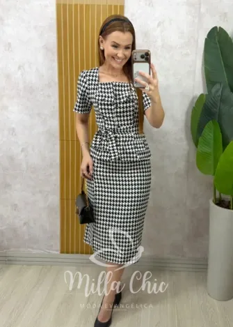 Milla Chic - Conjunto Paris Pied de Poule