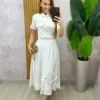Milla Chic – Conjunto Raiane Em Linho – Off White Milla Chic - Conjunto Raiane Em Linho - Off White