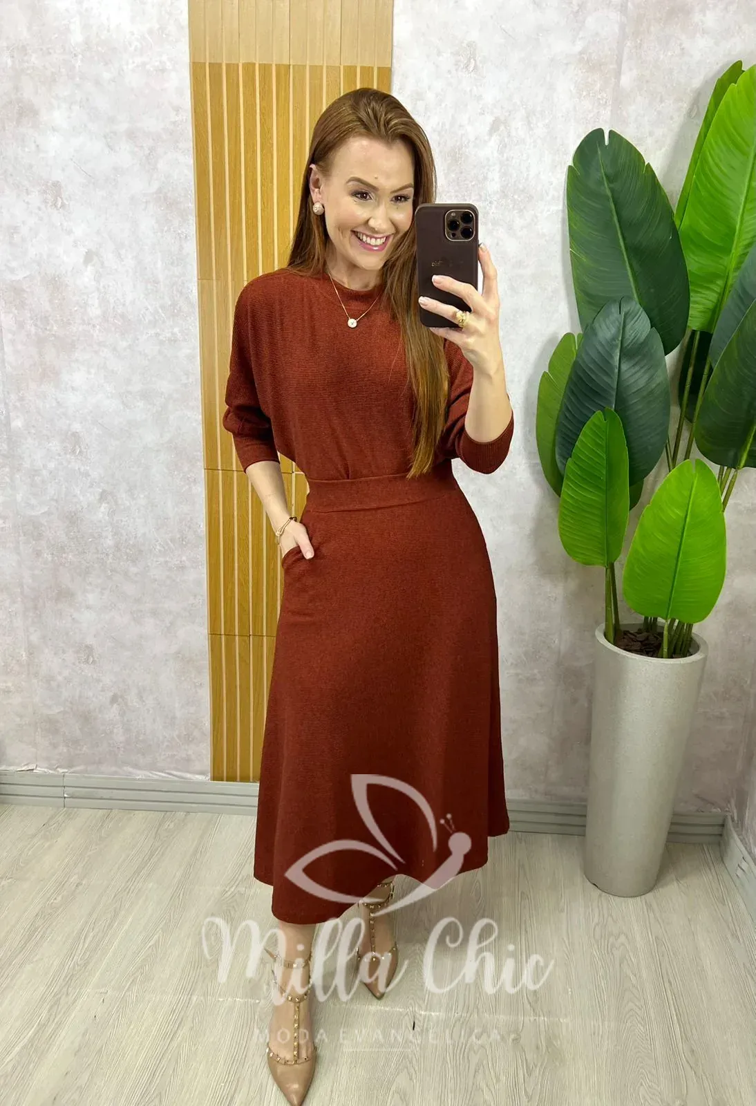 Milla Chic – Conjunto Royale – Terracota Milla Chic - Conjunto Royale - Terracota