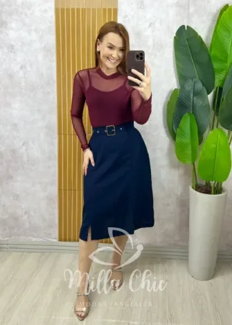 Milla Chic - Saia Clássica Linen Chic (cópia)