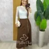 Milla Chic - Saia Elegance - Marrom Florida (cópia)