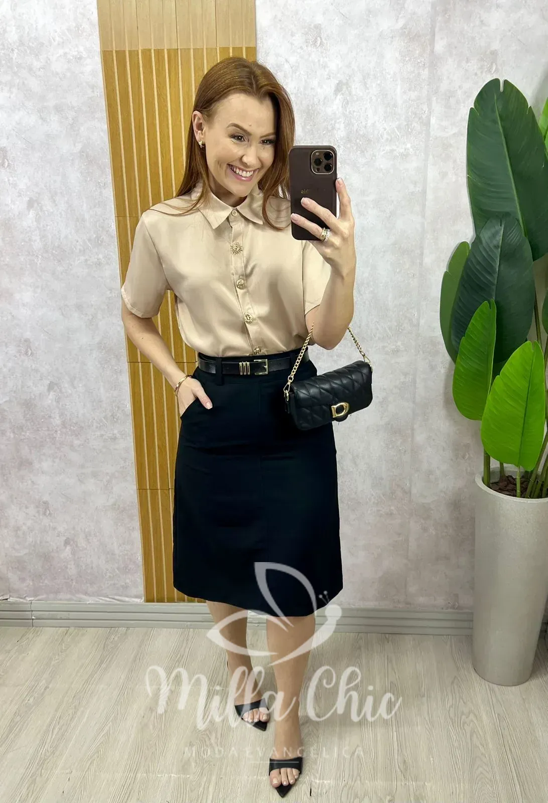 Milla Chic – Saia Jeans Diva (cópia) Milla Chic - Saia Jeans Diva (cópia)