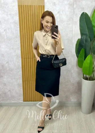 Milla Chic - Saia Jeans Diva (cópia)