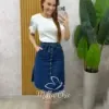 Milla Chic – Saia Jeans Laura Milla Chic - Saia Jeans Laura