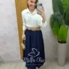 Milla Chic - Saia Plissada Augusta Estampada (cópia)