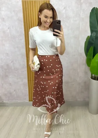 Milla Chic – Saia Valéria – Branco de Poá (cópia) Milla Chic - Saia Valéria - Branco de Poá (cópia)