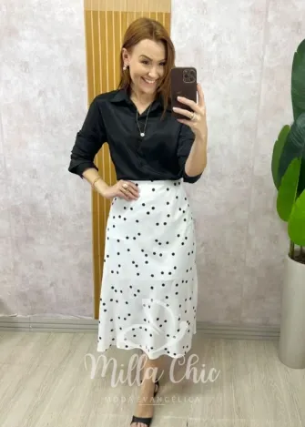 Milla Chic - Saia Valéria - Marrom (cópia)