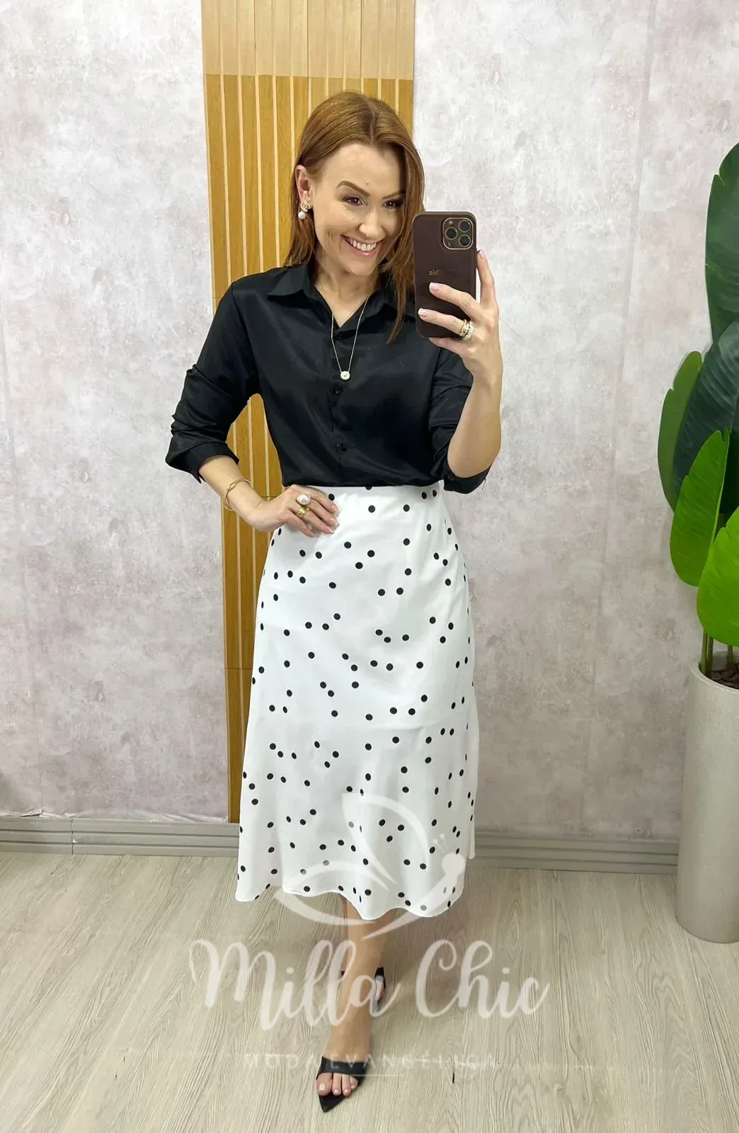 Milla Chic – Saia Valéria – Marrom (cópia) Milla Chic - Saia Valéria - Marrom (cópia)