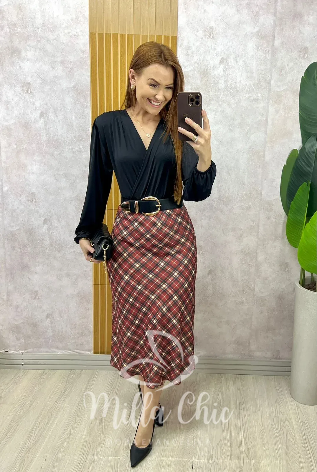 Milla Chic – Saia Valéria – Marrom (cópia) Milla Chic - Saia Valéria - Marrom (cópia)