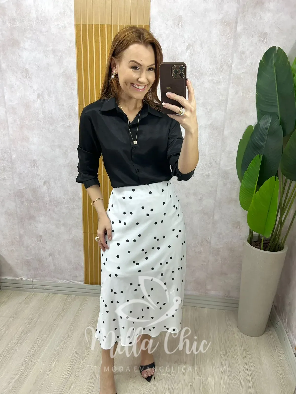 Milla Chic – Saia Valéria – Marrom (cópia) Milla Chic - Saia Valéria - Marrom (cópia)