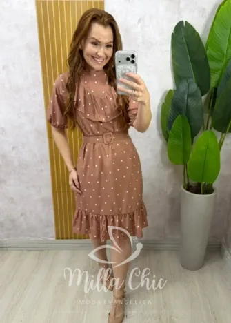 Milla Chic - Vestido Alexandra em Sedinha - Preto (cópia)