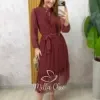 Milla Chic - Vestido Alicia - Burgundy (cópia)