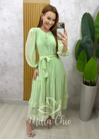 Milla Chic - Vestido Clara Elegance - Açaí (cópia)