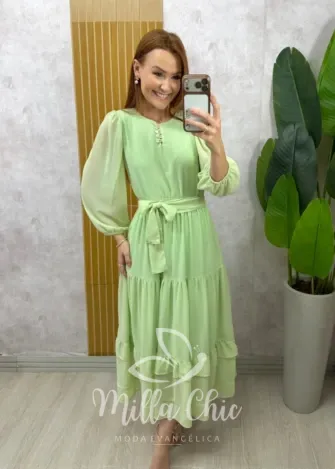 Milla Chic - Vestido Clara Elegance - Açaí (cópia)