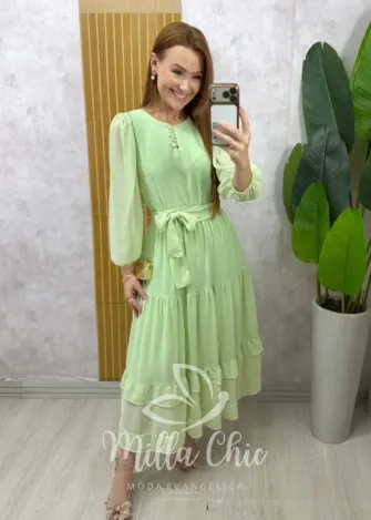 Milla Chic - Vestido Clara Elegance - Açaí (cópia)