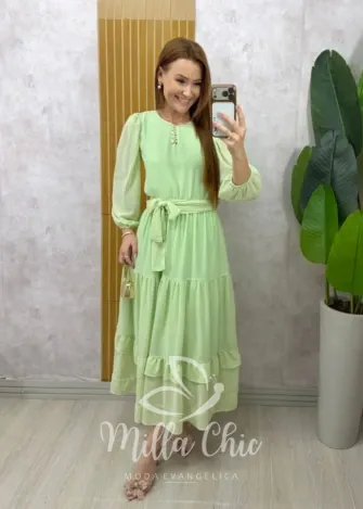Milla Chic - Vestido Clara Elegance - Açaí (cópia)