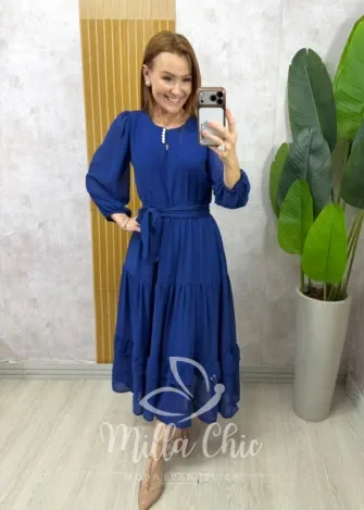 Milla Chic - Vestido Clara Elegance - Menta (cópia)